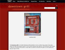 Tablet Screenshot of macondowntowngrill.com